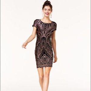 Jump Glitter Printed t-shirt dress